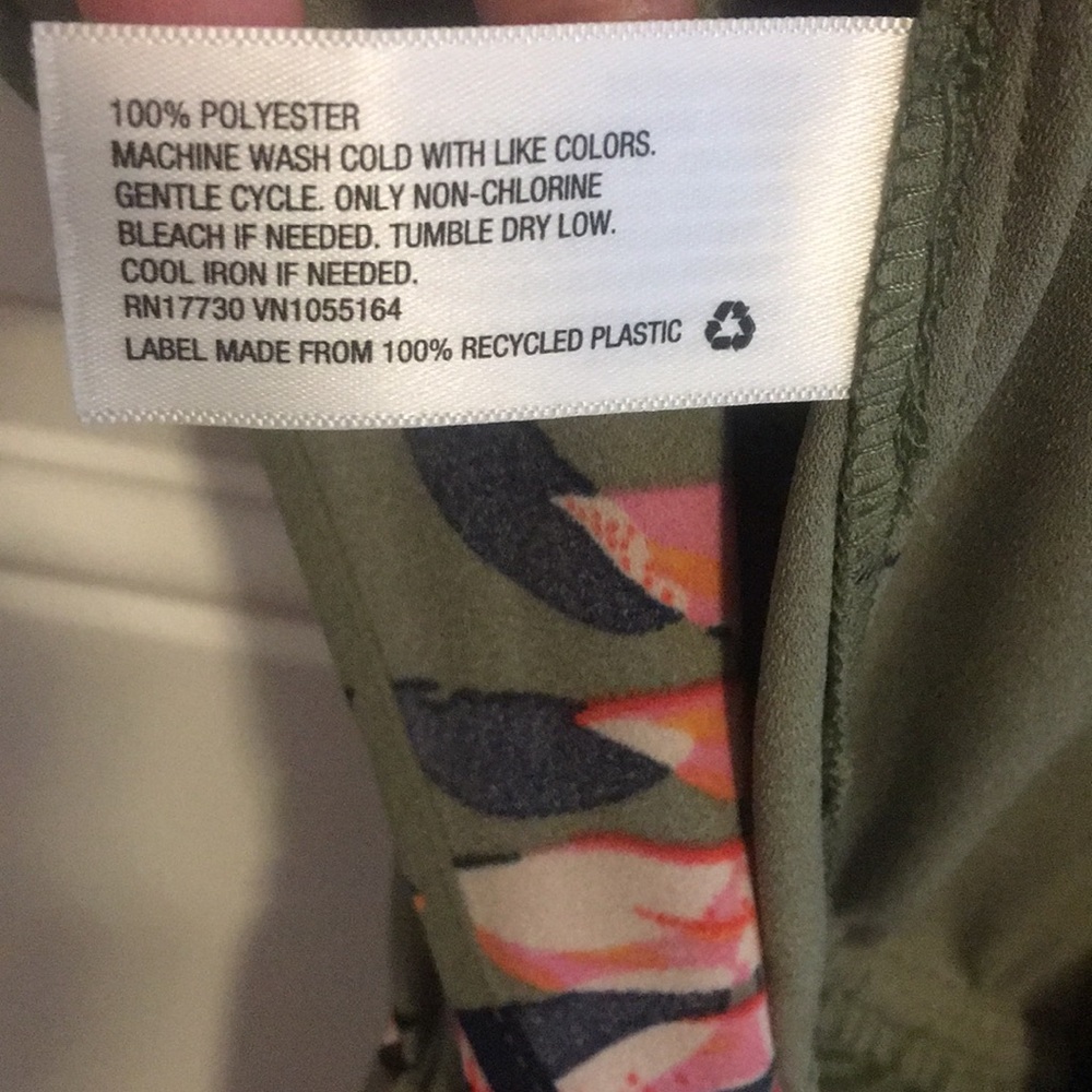 A New Day Moss Green Small Romper - Picture 9 of 9